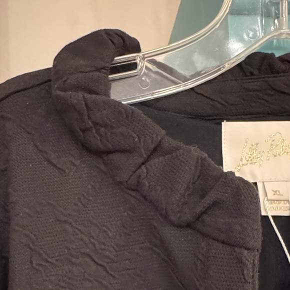 Lilly Pulitzer Elsey Black Elbow Sleeve Dress XL NWT - Picture 6 of 7